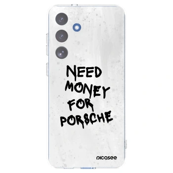Picasee husă transparentă din silicon pentru Samsung Galaxy S25 FE 5G - White Dollar