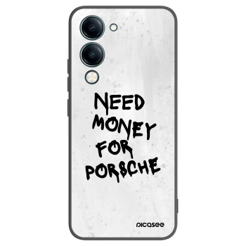Picasee husă neagră din silicon pentru Vivo Y29s 5G - White Dollar