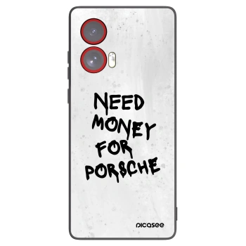 Picasee husă neagră din silicon pentru Motorola Edge 50 Fusion - White Dollar