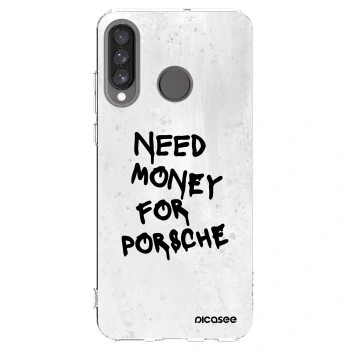 Picasee husă transparentă din silicon pentru Huawei P30 Lite - White Dollar