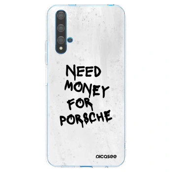 Picasee husă transparentă din silicon pentru Huawei Nova 5T - White Dollar