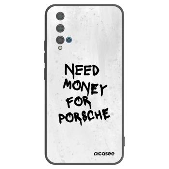 Picasee husă neagră din silicon pentru Huawei Nova 5T - White Dollar