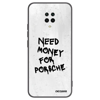 Picasee husă neagră din silicon pentru Xiaomi Redmi Note 9 Pro - White Dollar