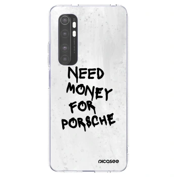 Picasee husă transparentă din silicon pentru Xiaomi Mi Note 10 Lite - White Dollar