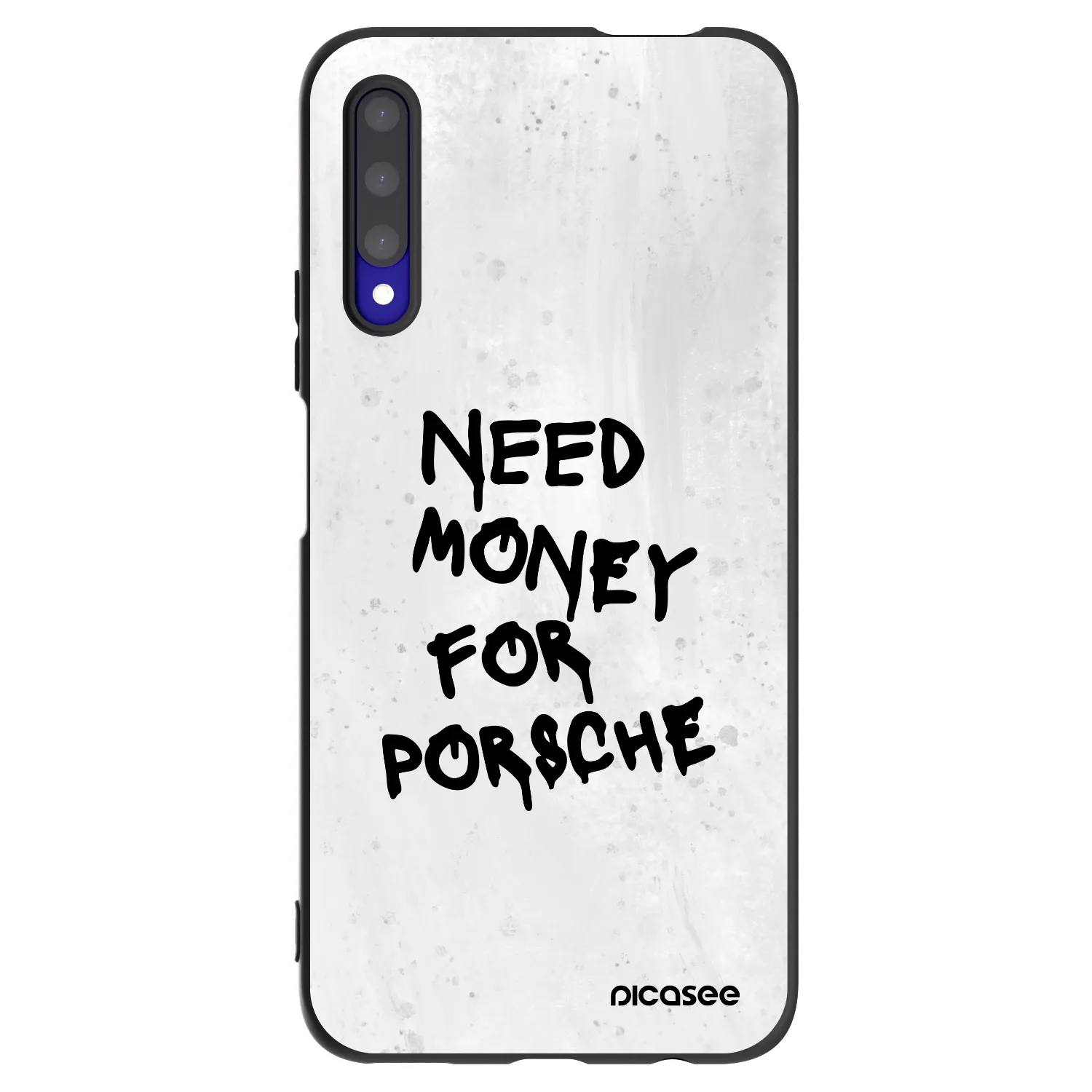 Picasee husă neagră din silicon pentru Honor 9X Pro - White Dollar