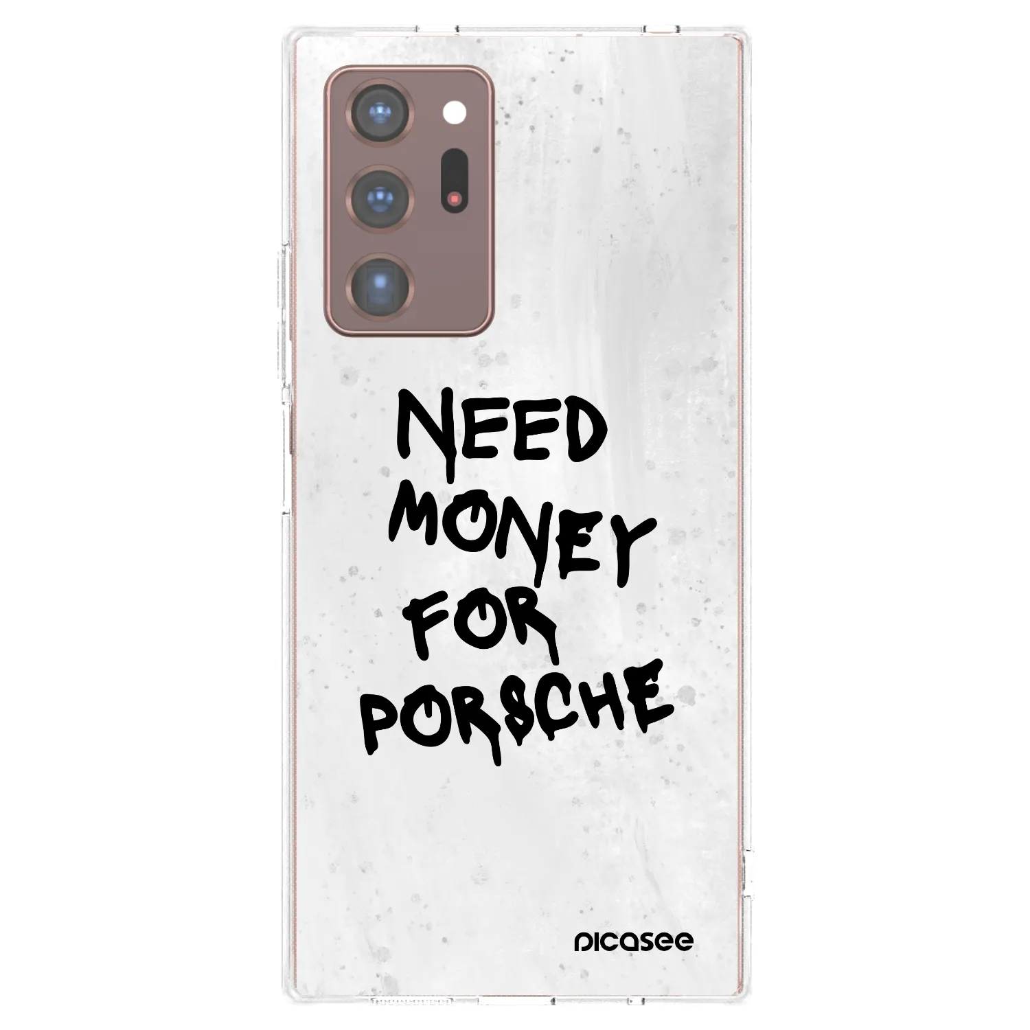 Picasee husă transparentă din silicon pentru Samsung Galaxy Note 20 Ultra - White Dollar