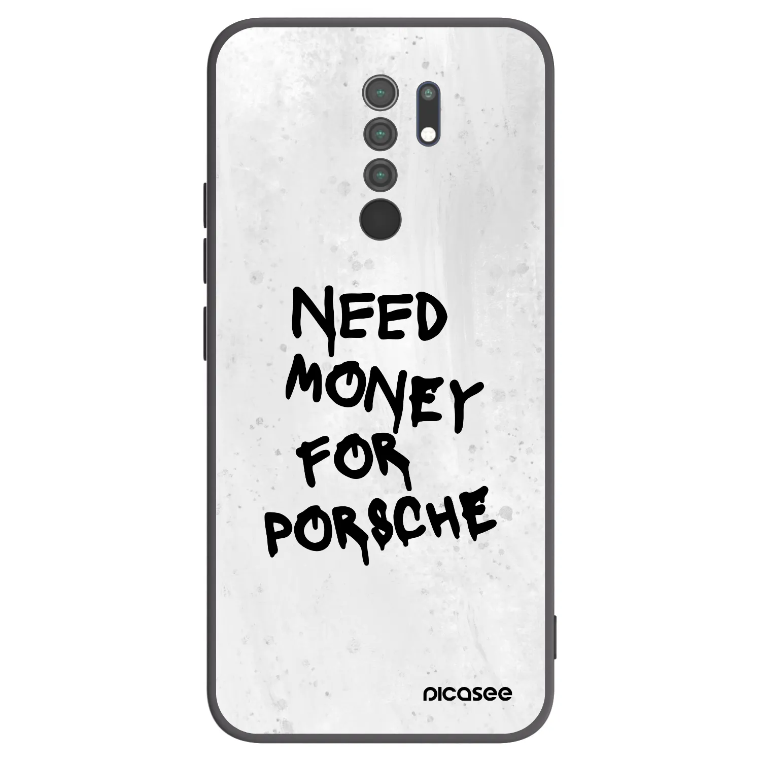 Picasee husă neagră din silicon pentru Xiaomi Redmi 9 - White Dollar