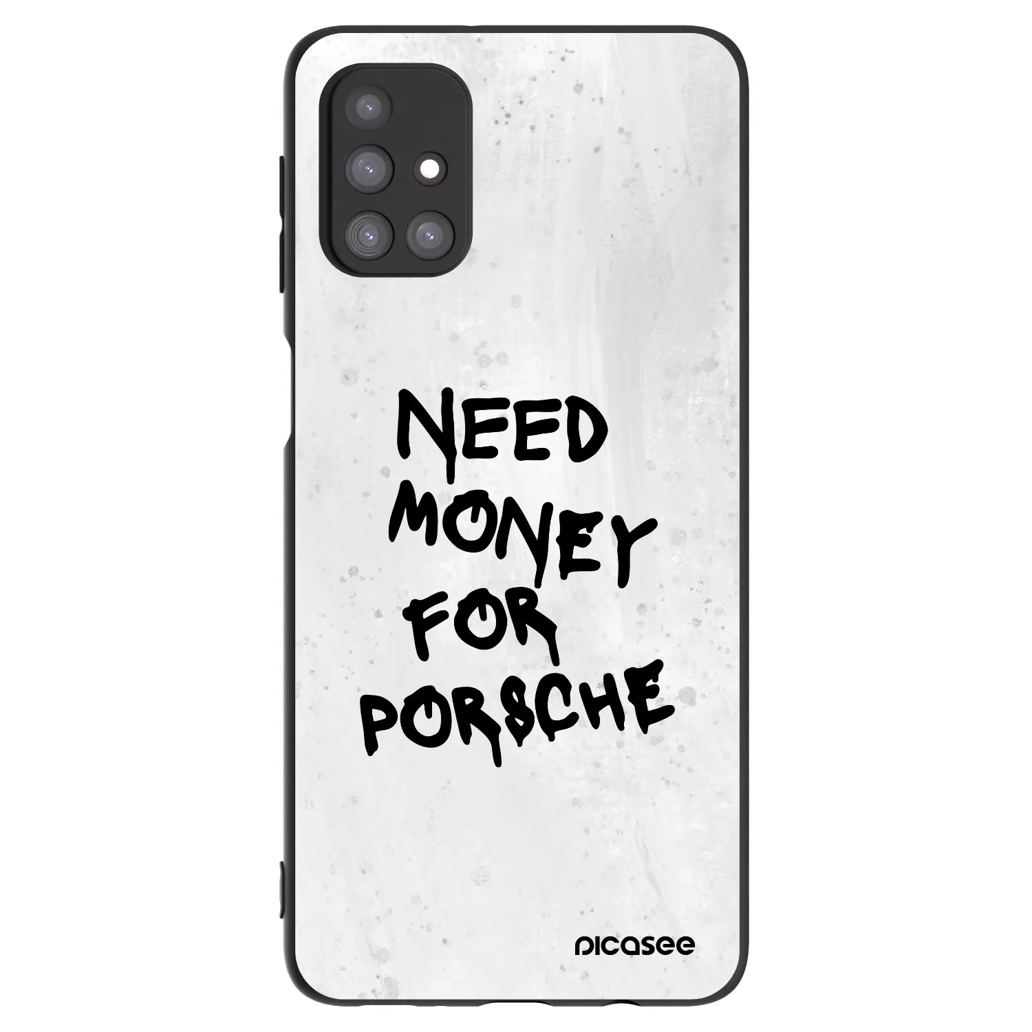 Picasee husă neagră din silicon pentru Samsung Galaxy M31s - White Dollar