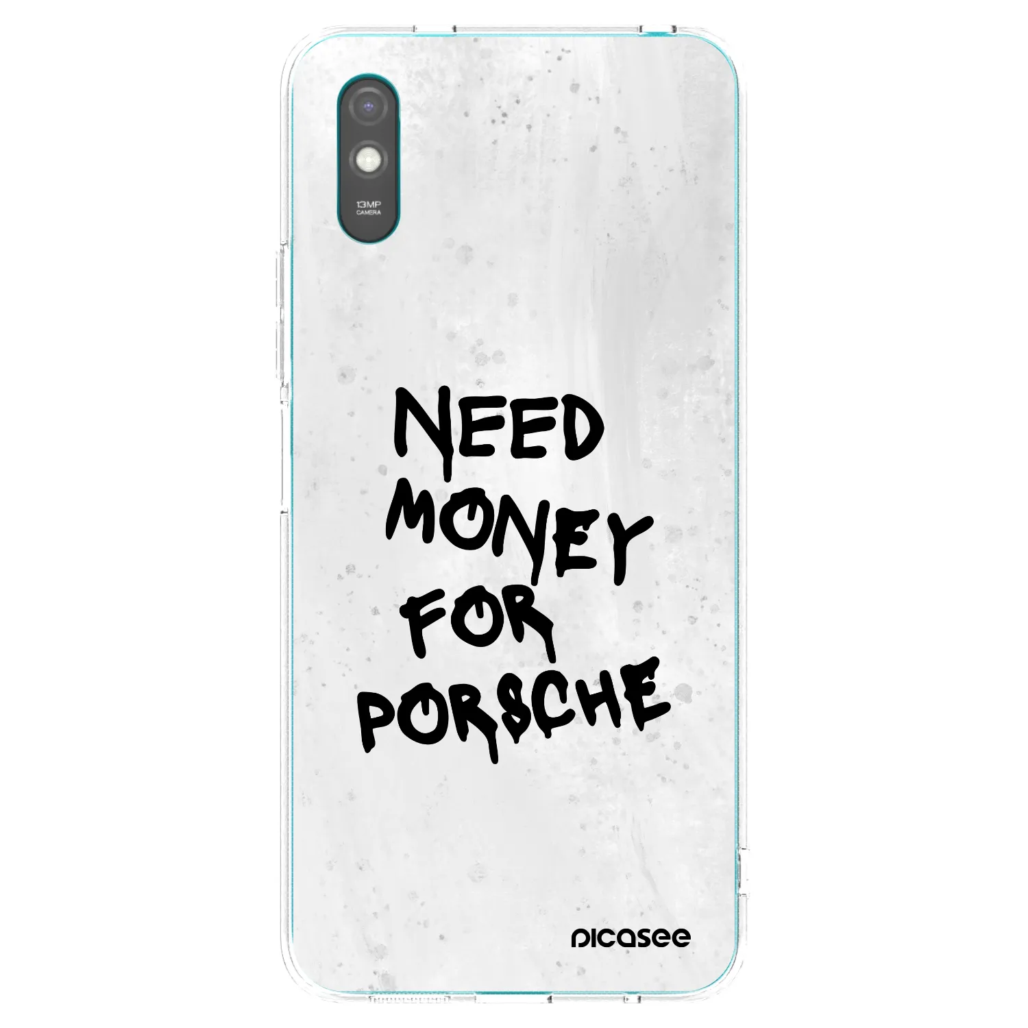 Picasee husă transparentă din silicon pentru Xiaomi Redmi 9A - White Dollar