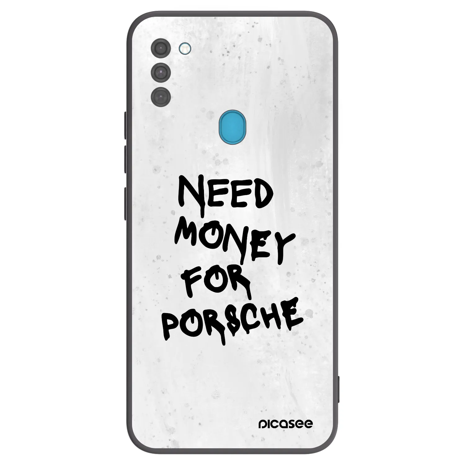 Picasee husă neagră din silicon pentru Samsung Galaxy M11 - White Dollar