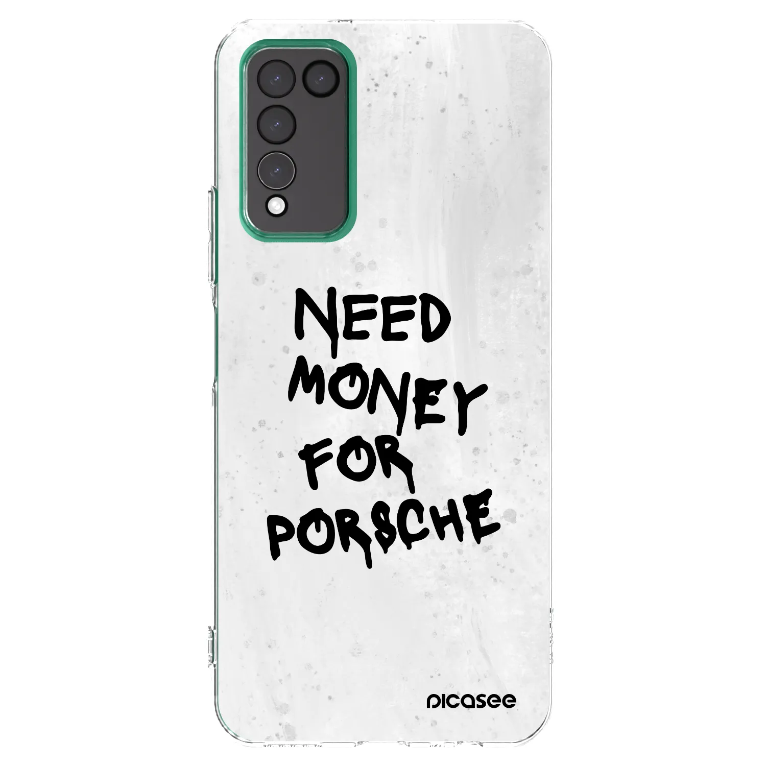 Picasee husă transparentă din silicon pentru Honor 10X Lite - White Dollar