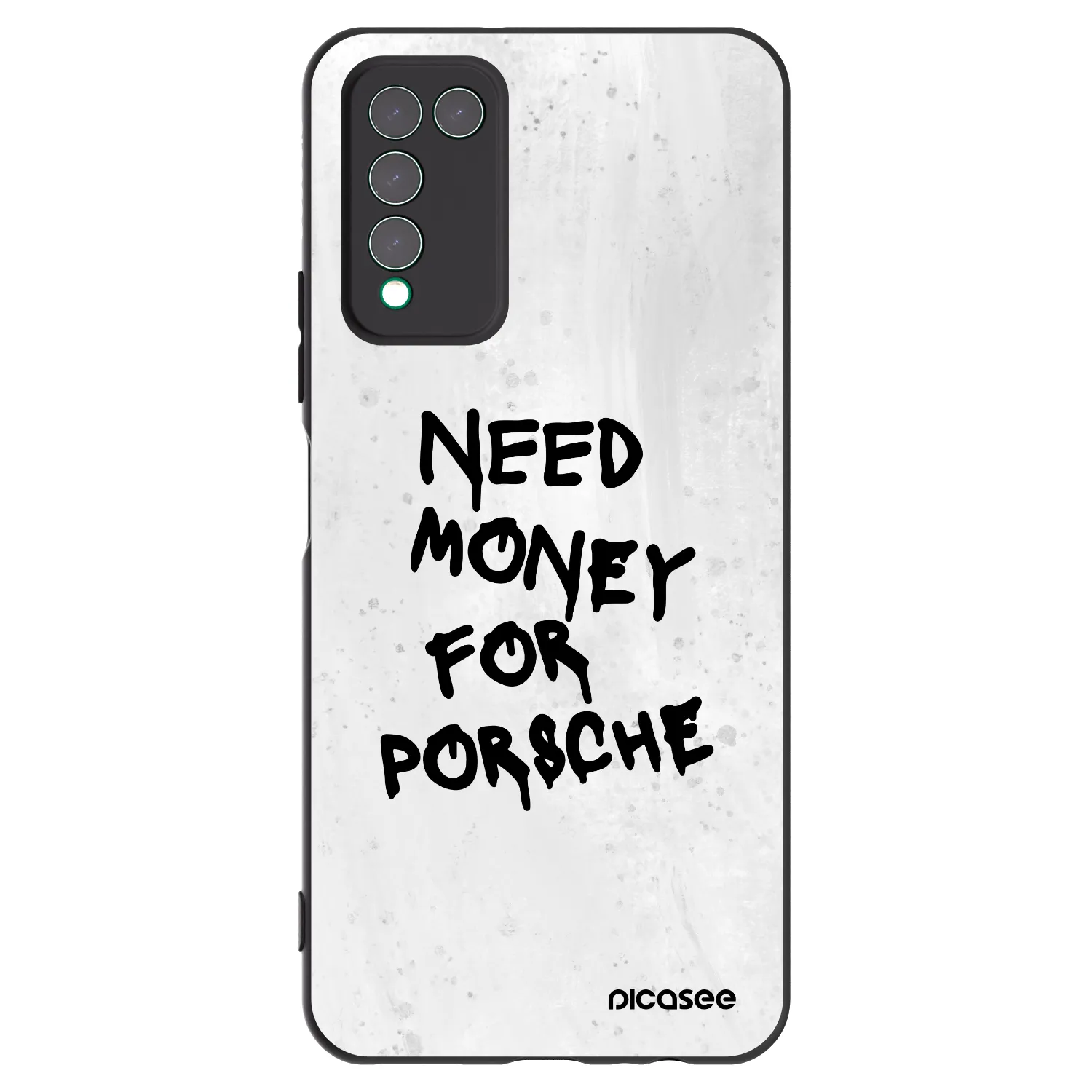 Picasee husă neagră din silicon pentru Honor 10X Lite - White Dollar