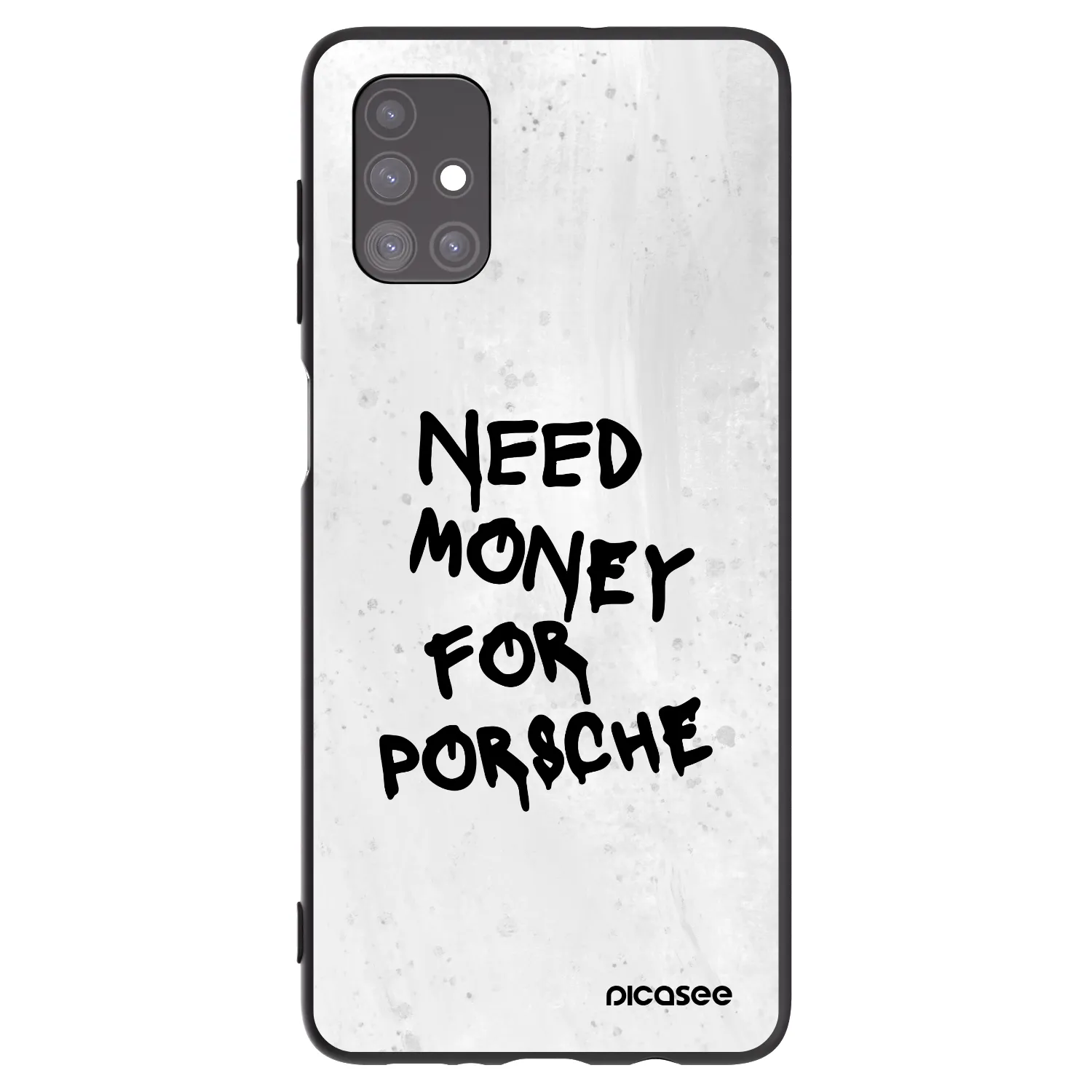 Picasee husă neagră din silicon pentru Samsung Galaxy M51 M515F - White Dollar