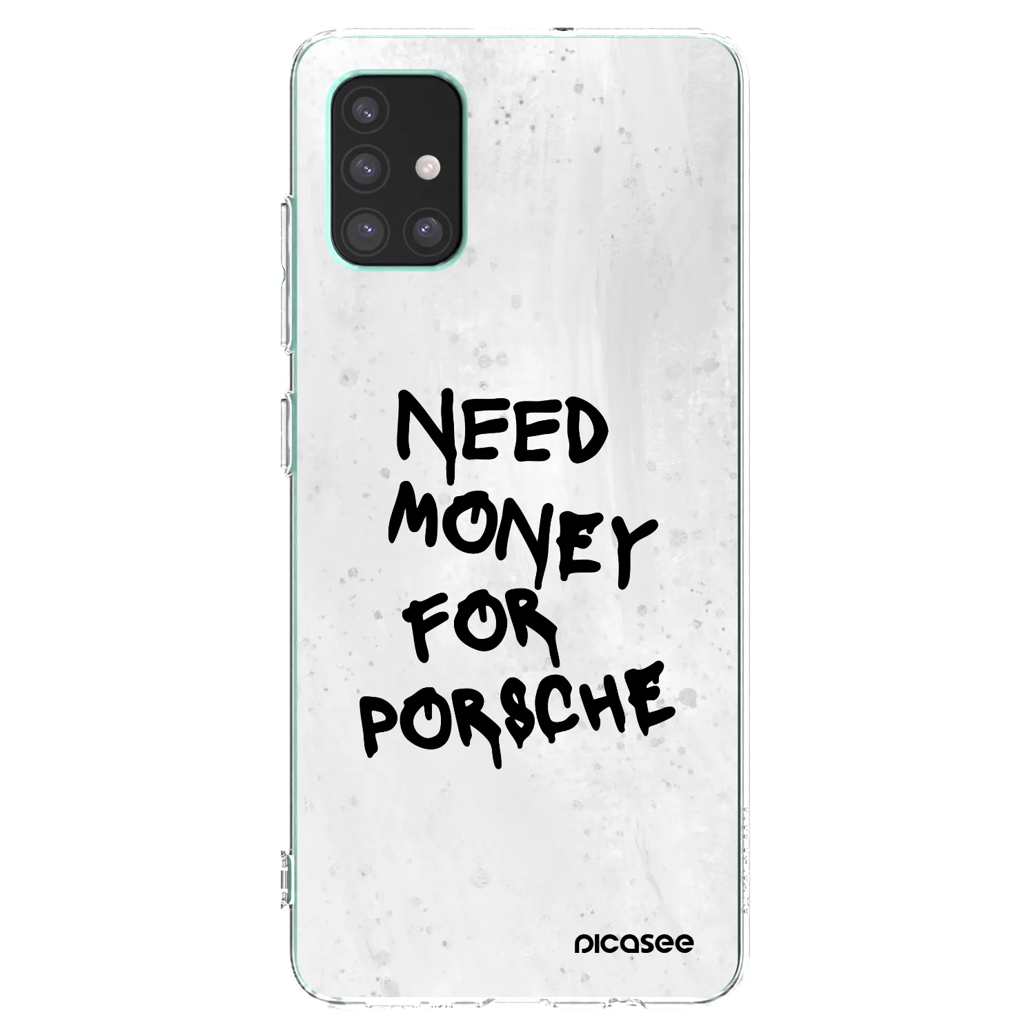 Picasee husă transparentă din silicon pentru Samsung Galaxy M51 M515F - White Dollar