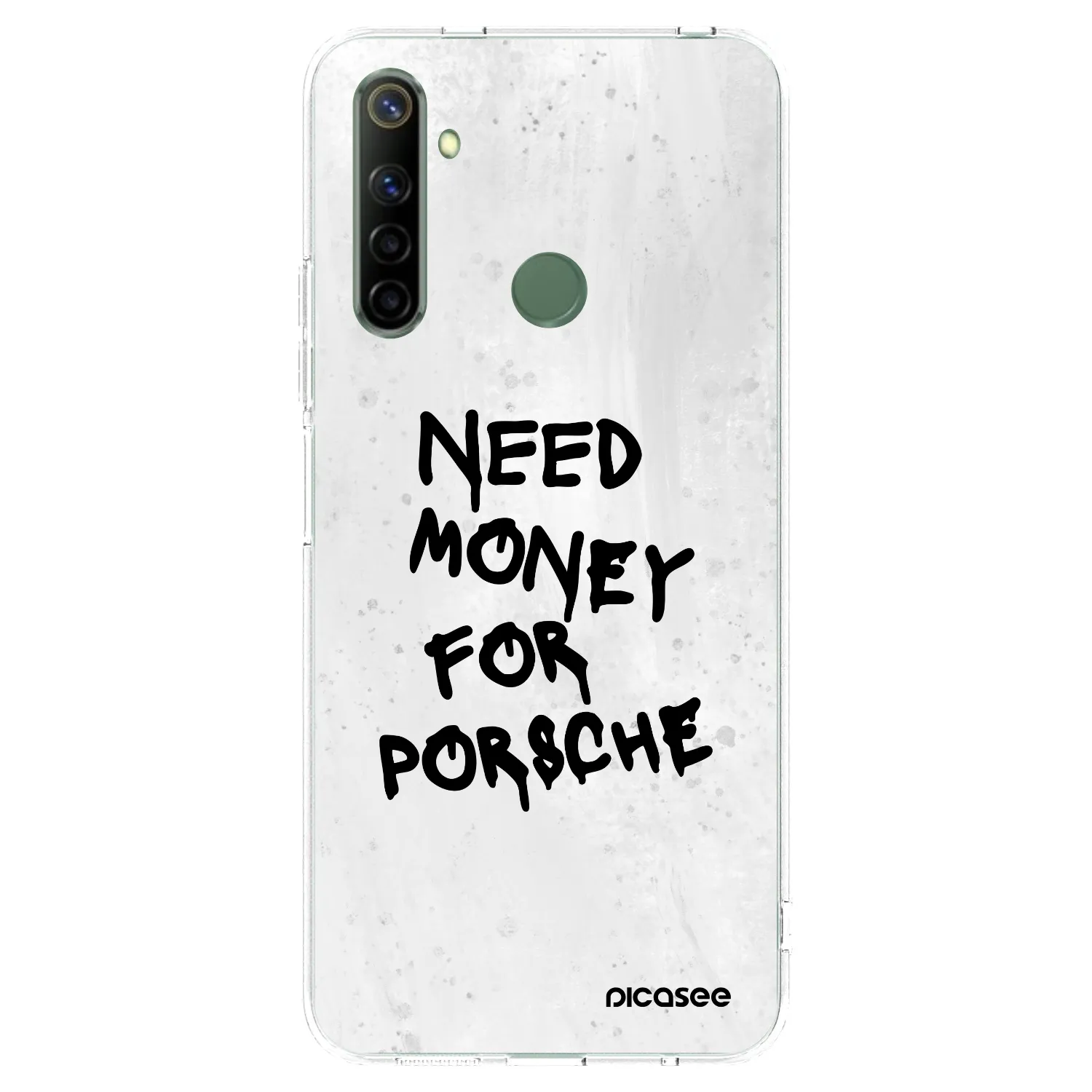 Picasee husă transparentă din silicon pentru Realme 6i - White Dollar