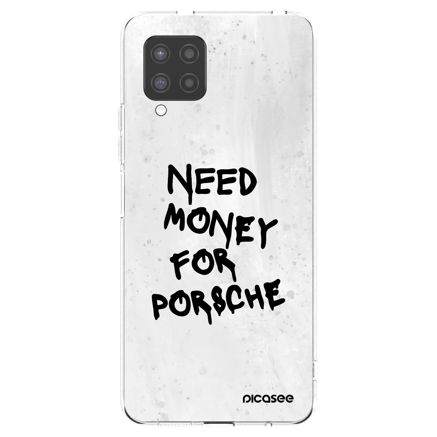 Picasee husă transparentă din silicon pentru Samsung Galaxy A42 A426B - White Dollar