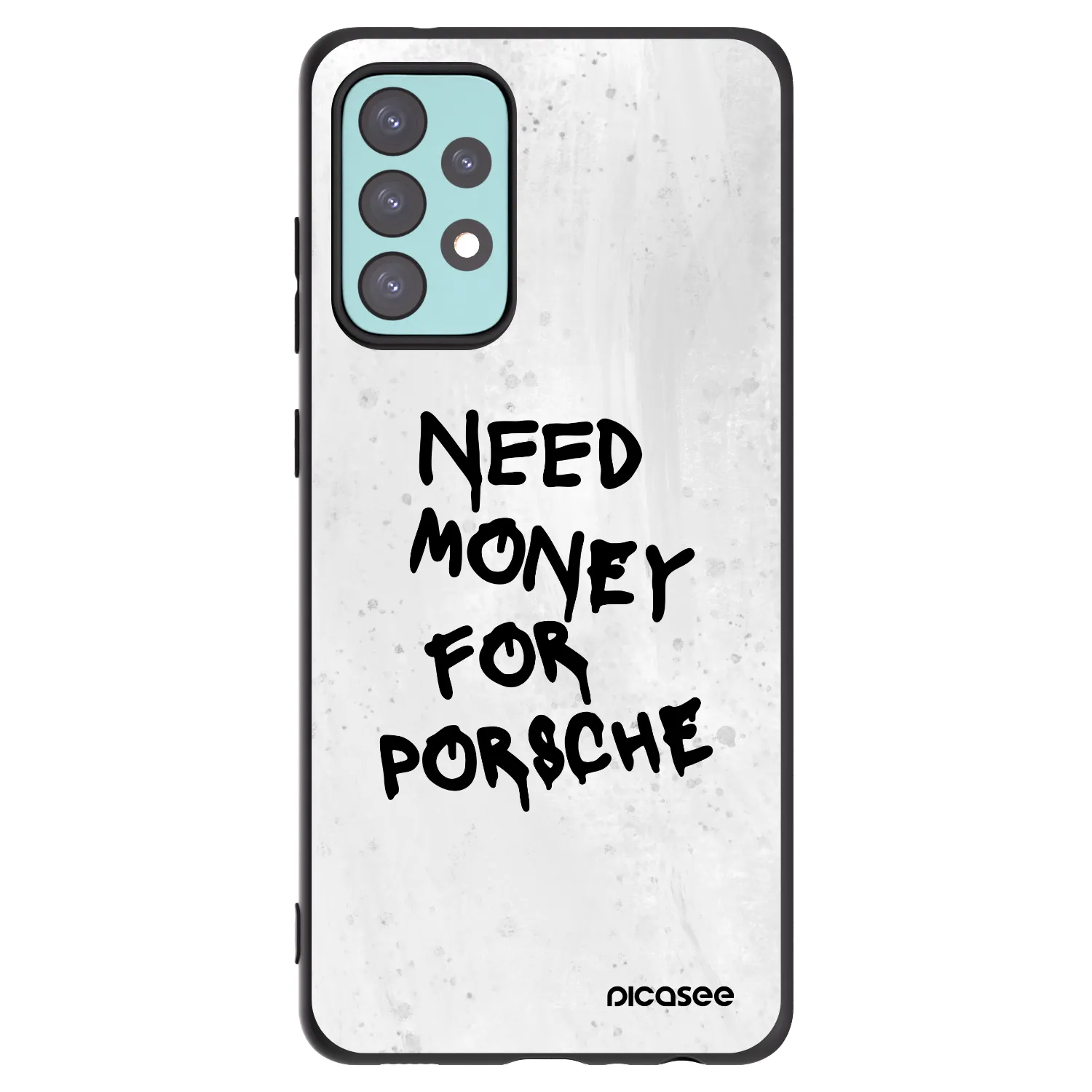 Picasee husă neagră din silicon pentru Samsung Galaxy A72 A725F - White Dollar