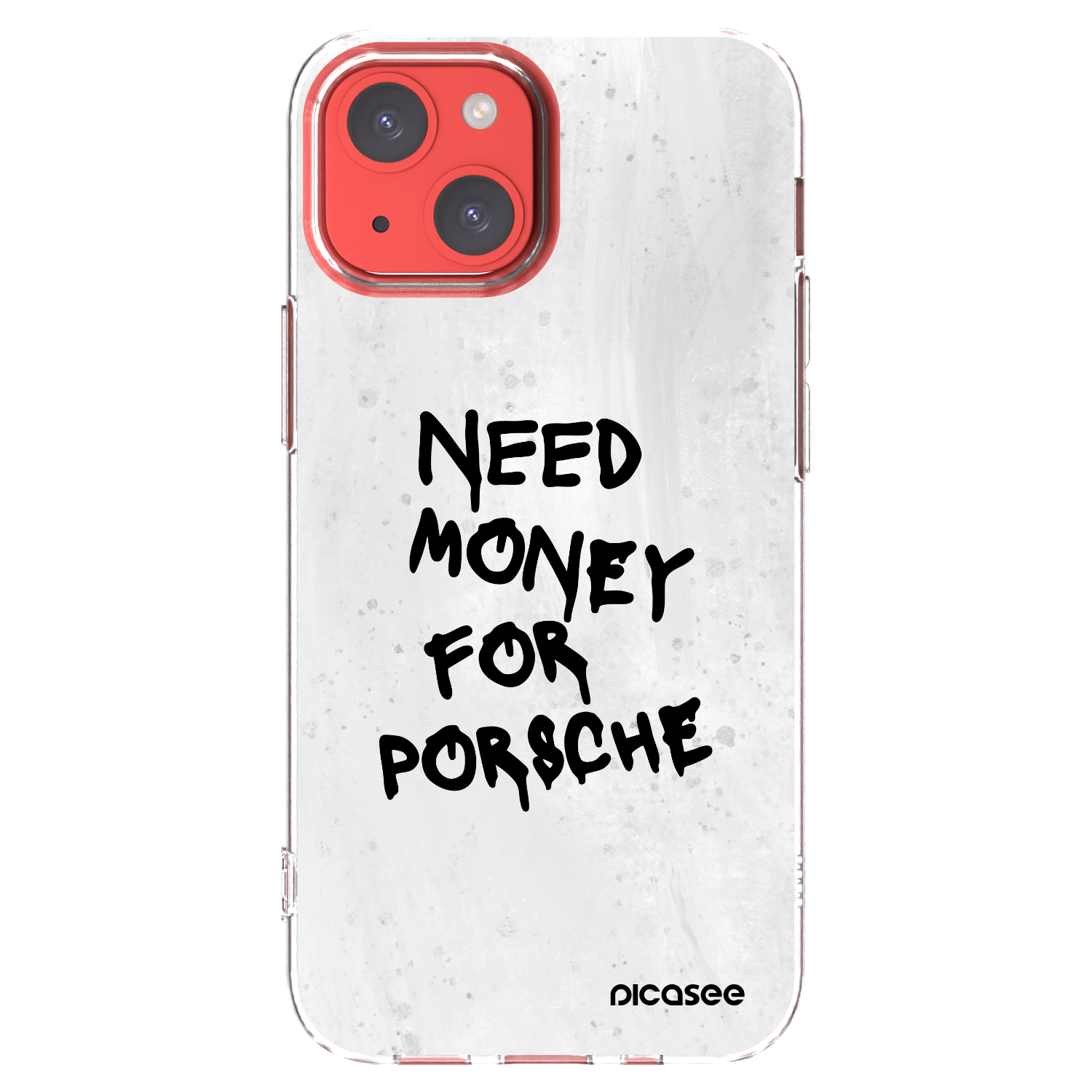 Picasee husă transparentă din silicon pentru Apple iPhone 13 mini - White Dollar