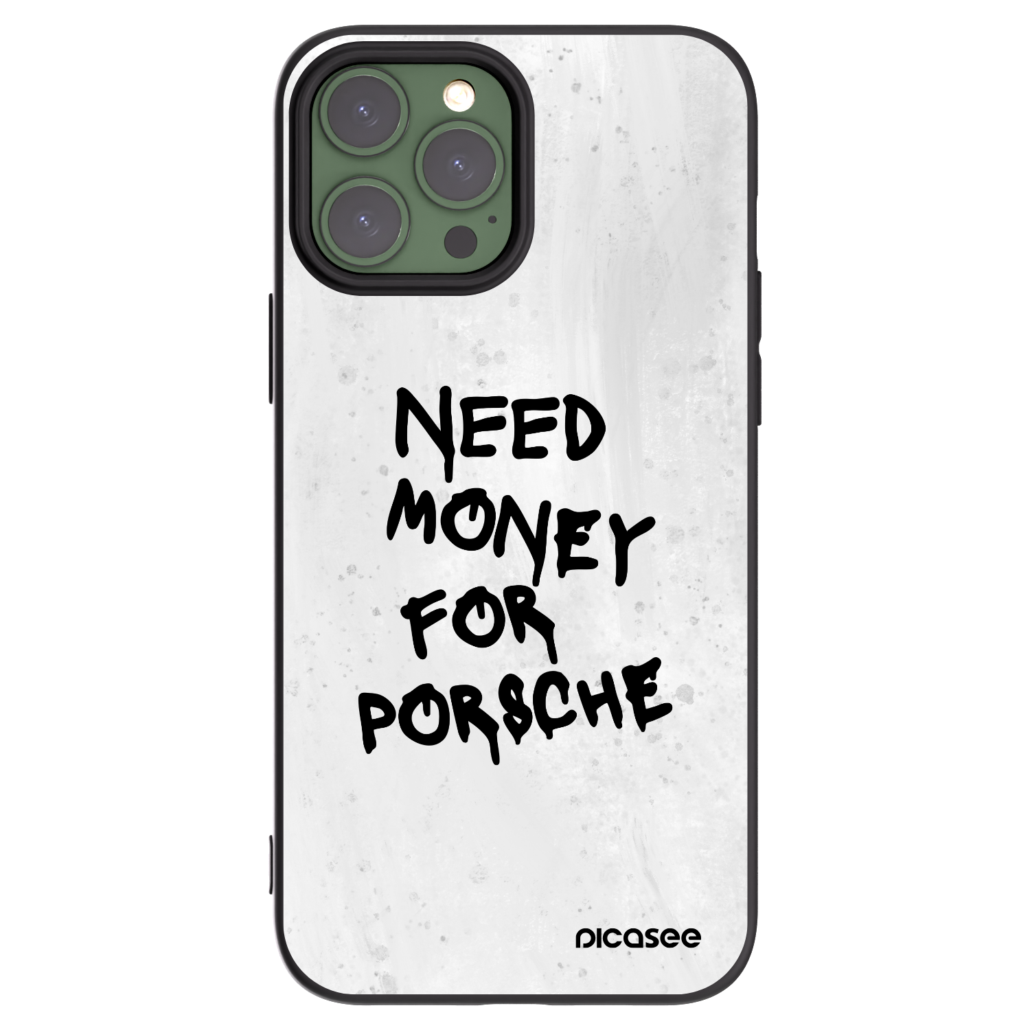 Picasee husă neagră din silicon pentru Apple iPhone 13 Pro Max - White Dollar