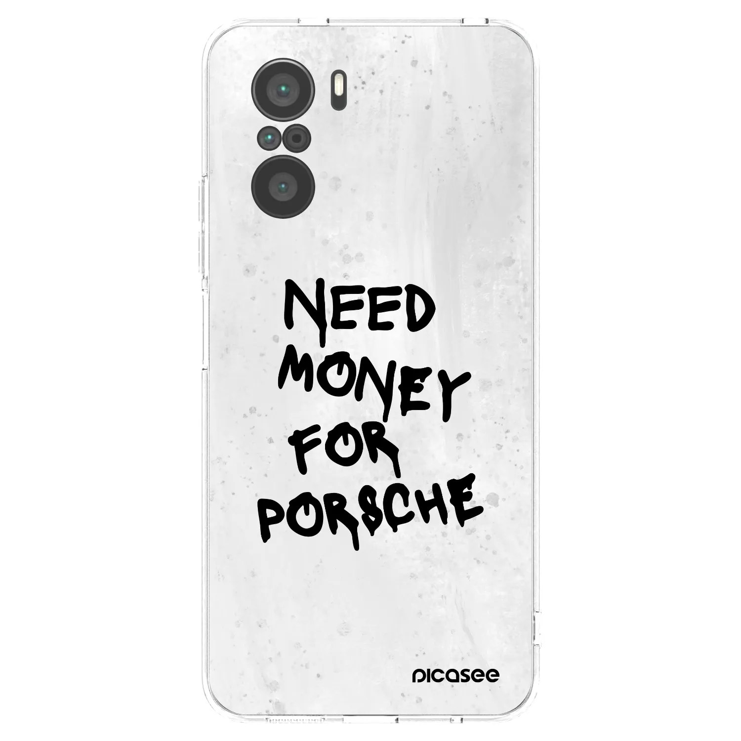 Picasee husă transparentă din silicon pentru Xiaomi Poco F3 - White Dollar