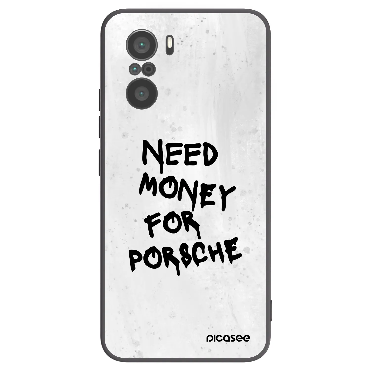 Picasee husă neagră din silicon pentru Xiaomi Poco F3 - White Dollar