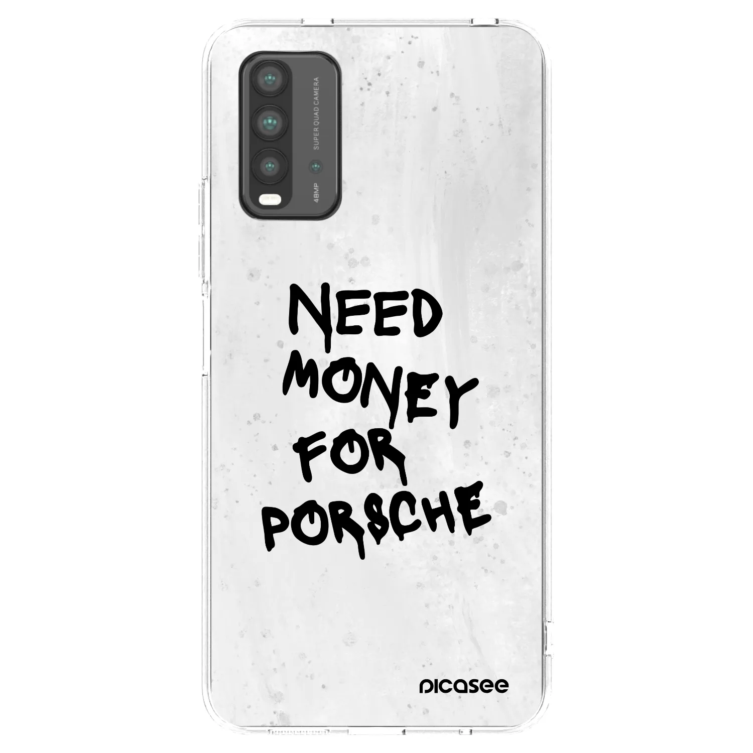 Picasee husă neagră din silicon pentru Xiaomi Redmi 9T - White Dollar