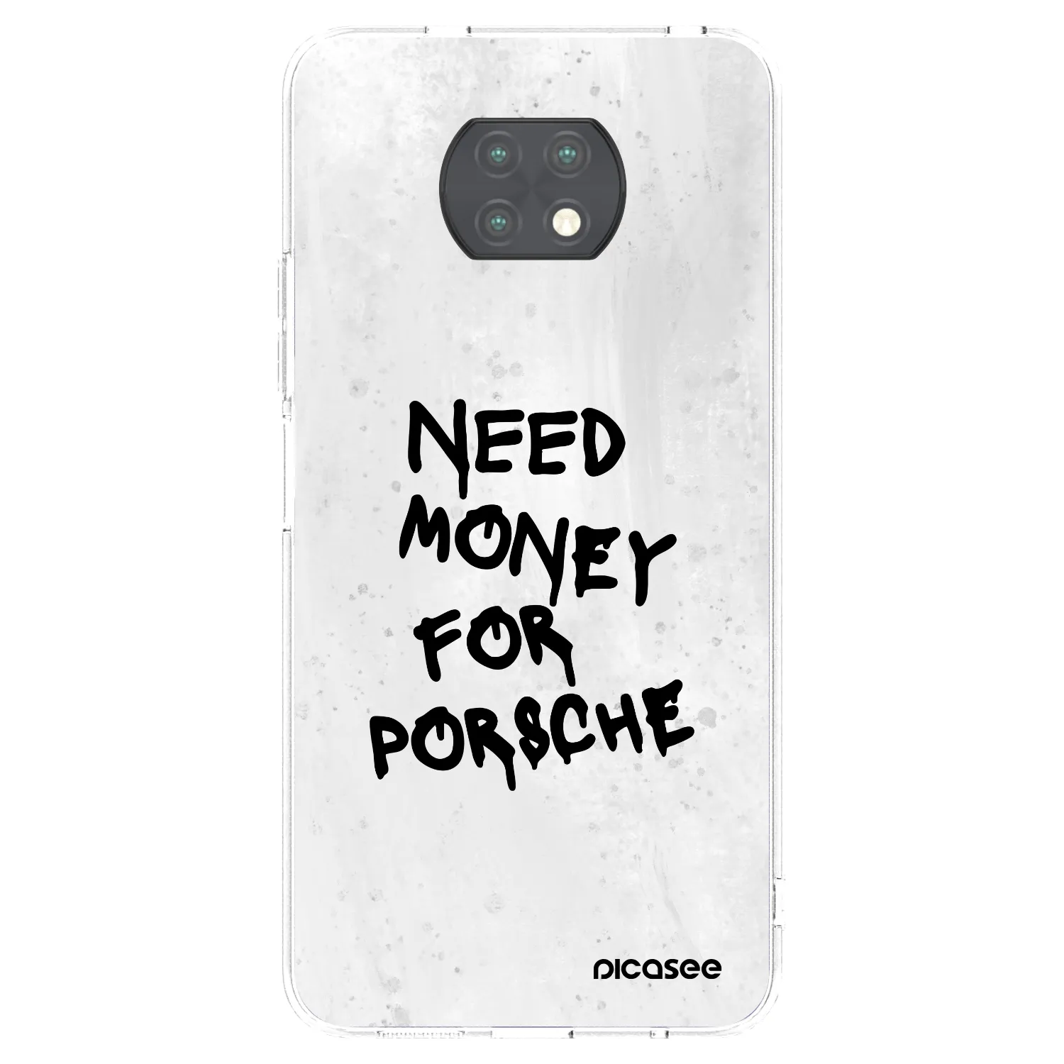 Picasee husă transparentă din silicon pentru Xiaomi Redmi Note 9T - White Dollar