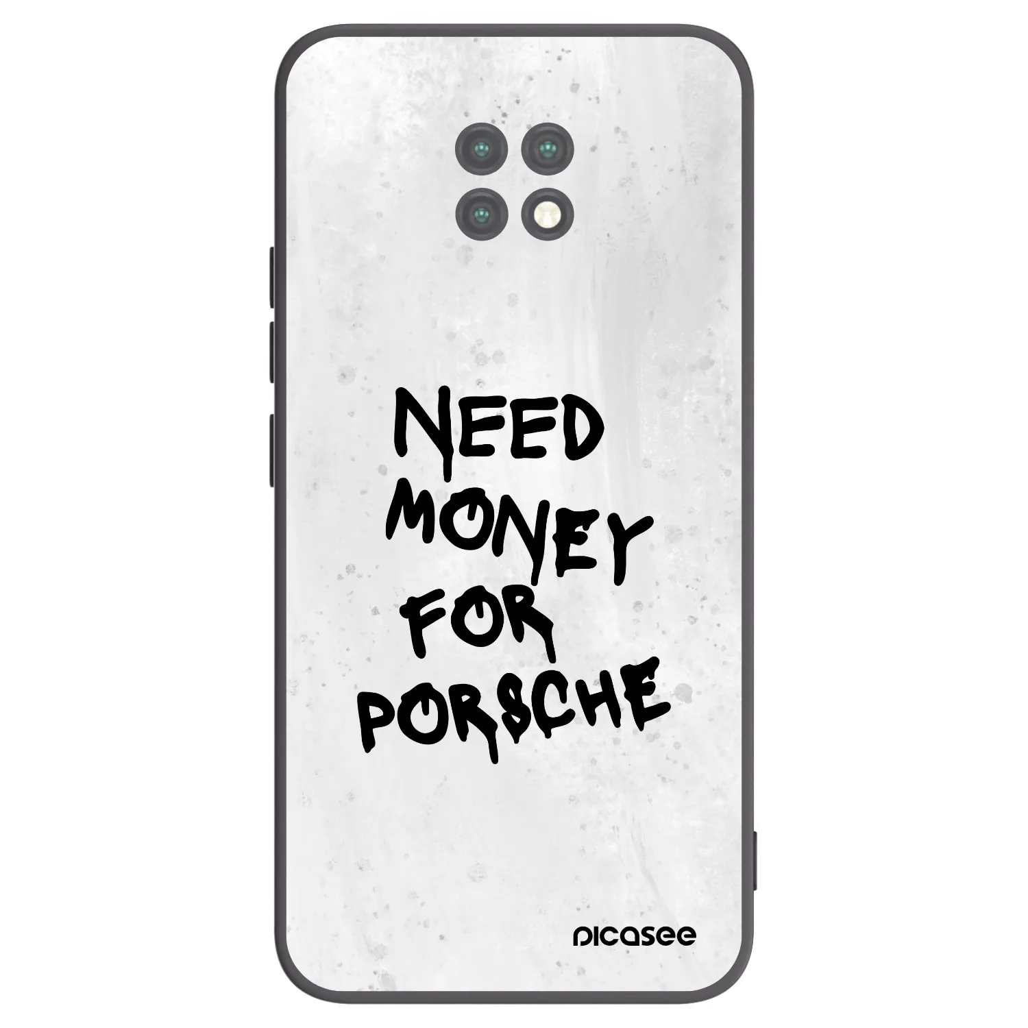 Picasee husă neagră din silicon pentru Xiaomi Redmi Note 9T - White Dollar