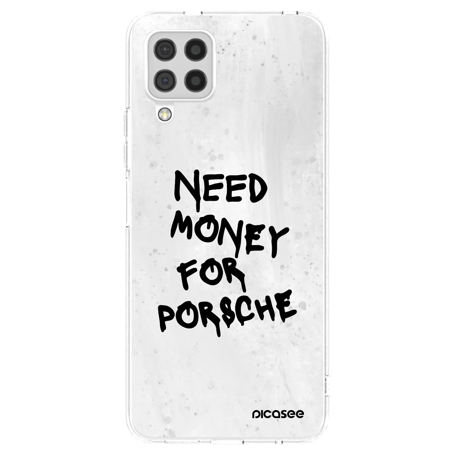 Picasee husă transparentă din silicon pentru Samsung Galaxy A22 A225F 4G - White Dollar