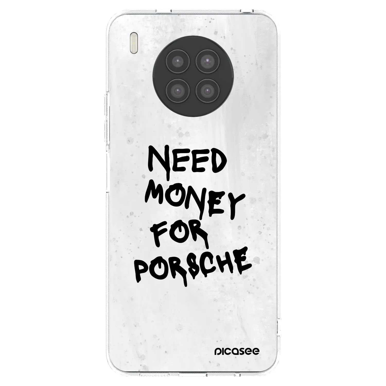 Picasee husă transparentă din silicon pentru Huawei Nova 8i - White Dollar