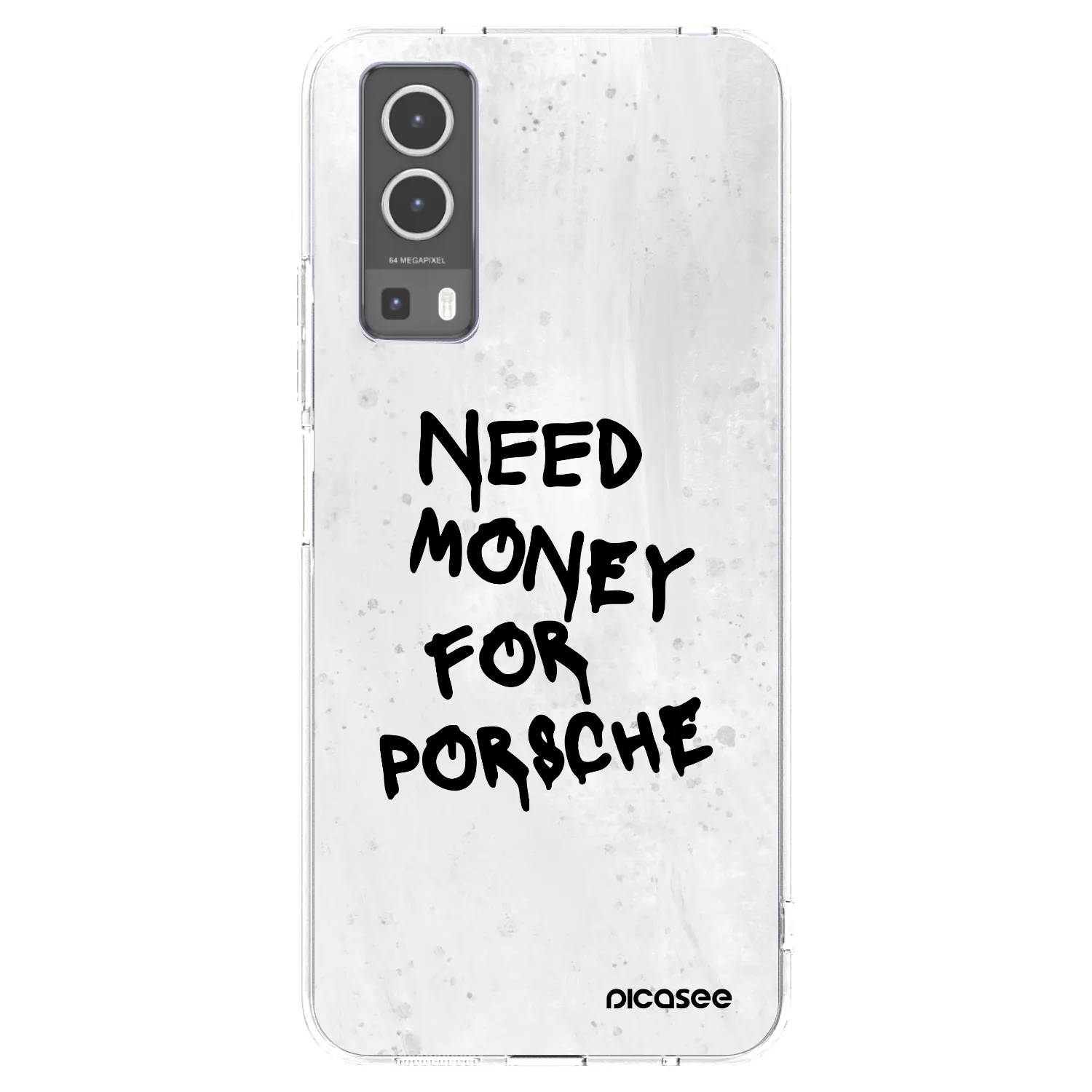 Picasee husă transparentă din silicon pentru Vivo Y72 5G - White Dollar