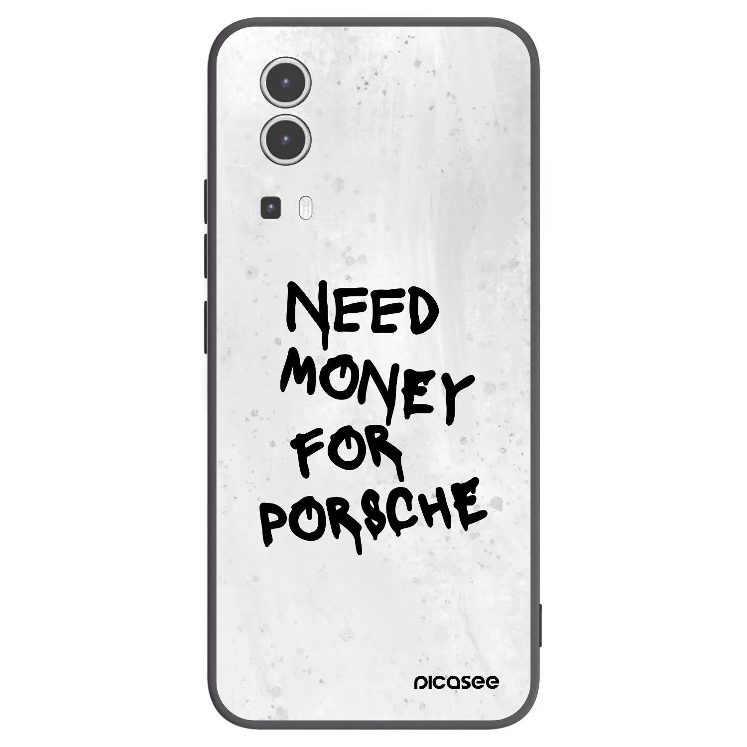 Picasee husă neagră din silicon pentru Vivo Y72 5G - White Dollar