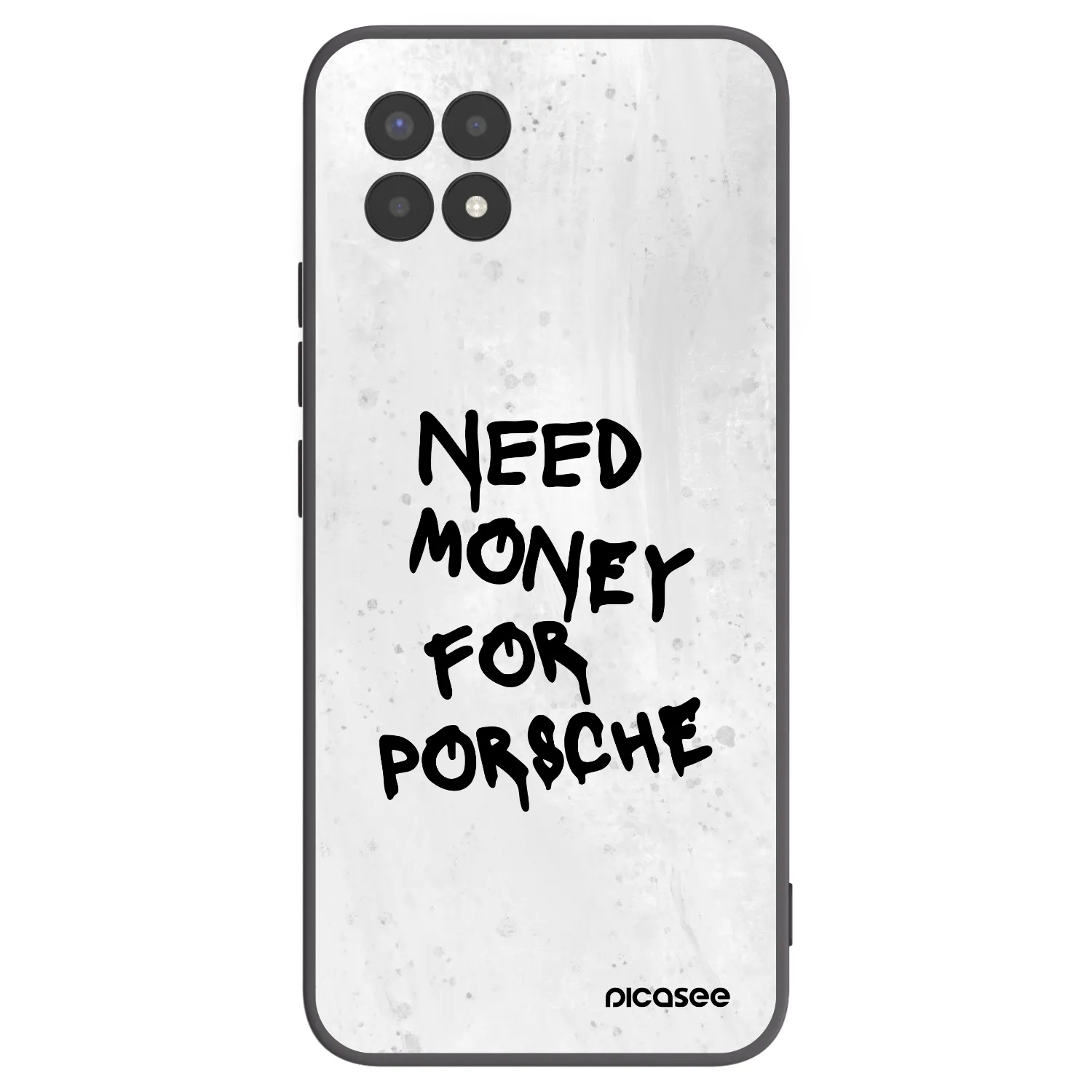 Picasee husă neagră din silicon pentru Realme 8i - White Dollar