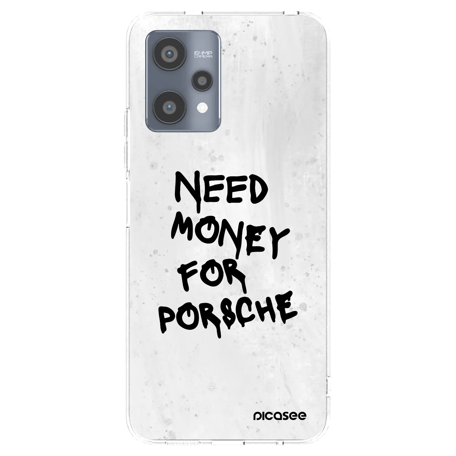 Picasee husă transparentă din silicon pentru Realme 9 Pro 5G - White Dollar