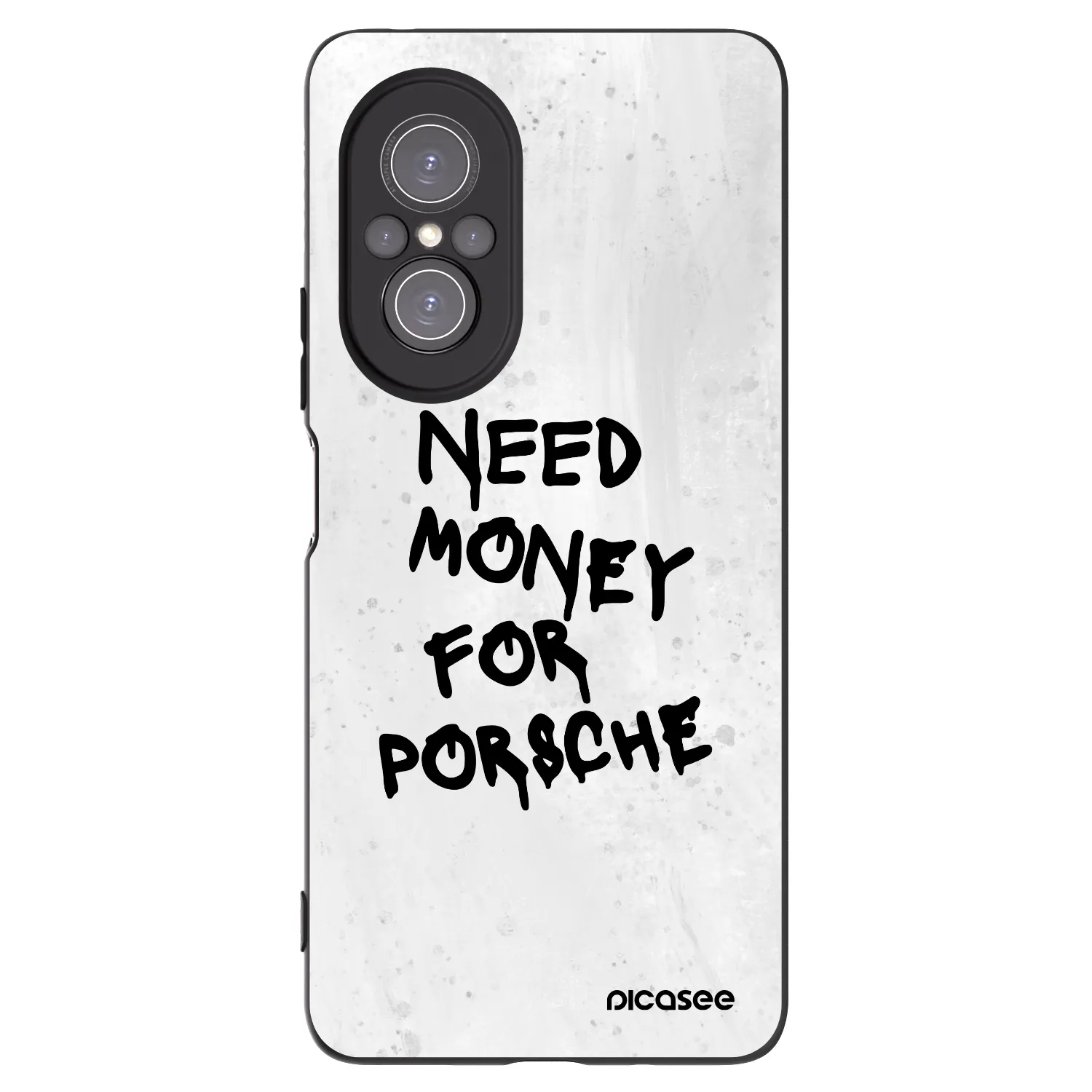 Picasee husă neagră din silicon pentru Huawei Nova 9 SE - White Dollar