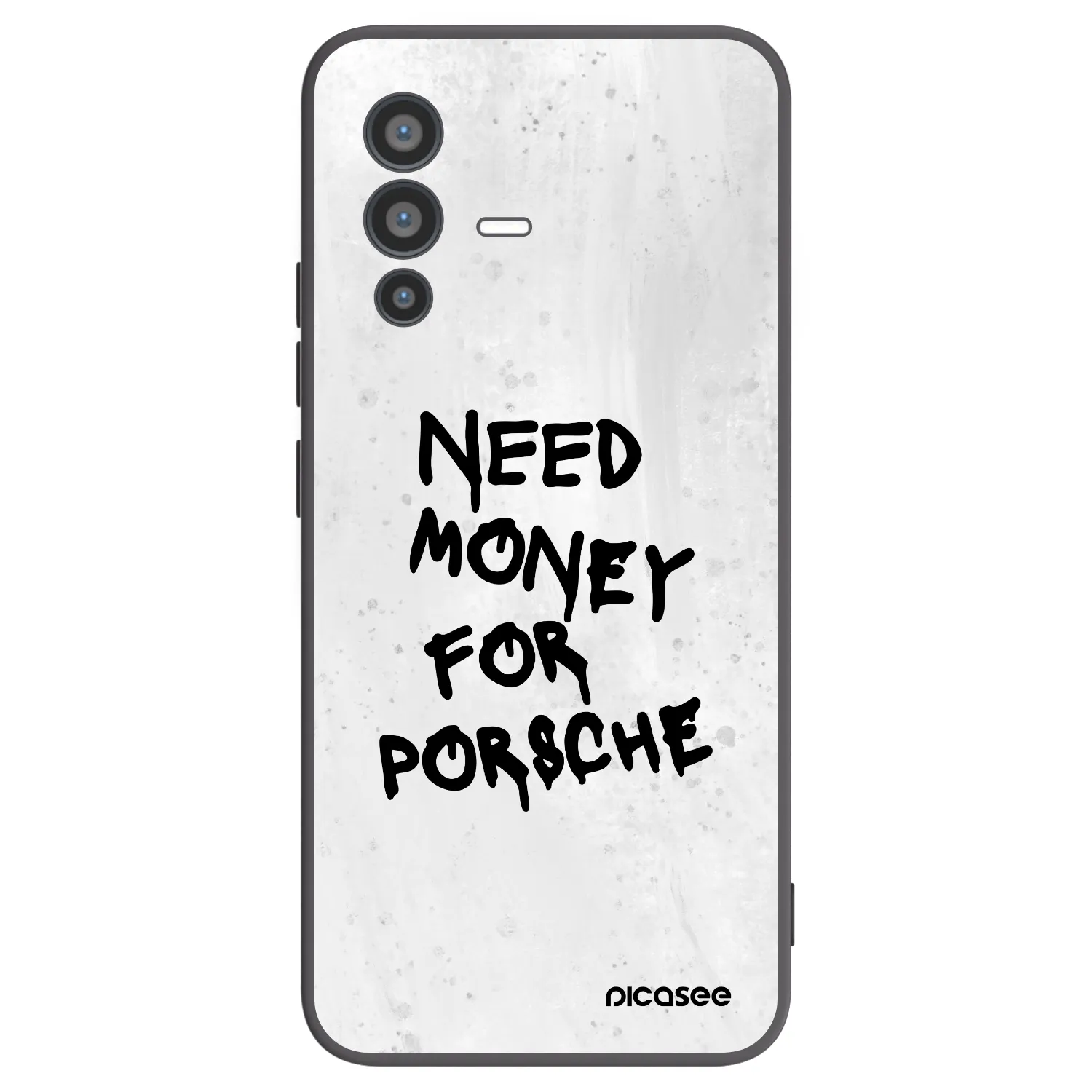 Picasee husă neagră din silicon pentru Vivo V23 5G - White Dollar
