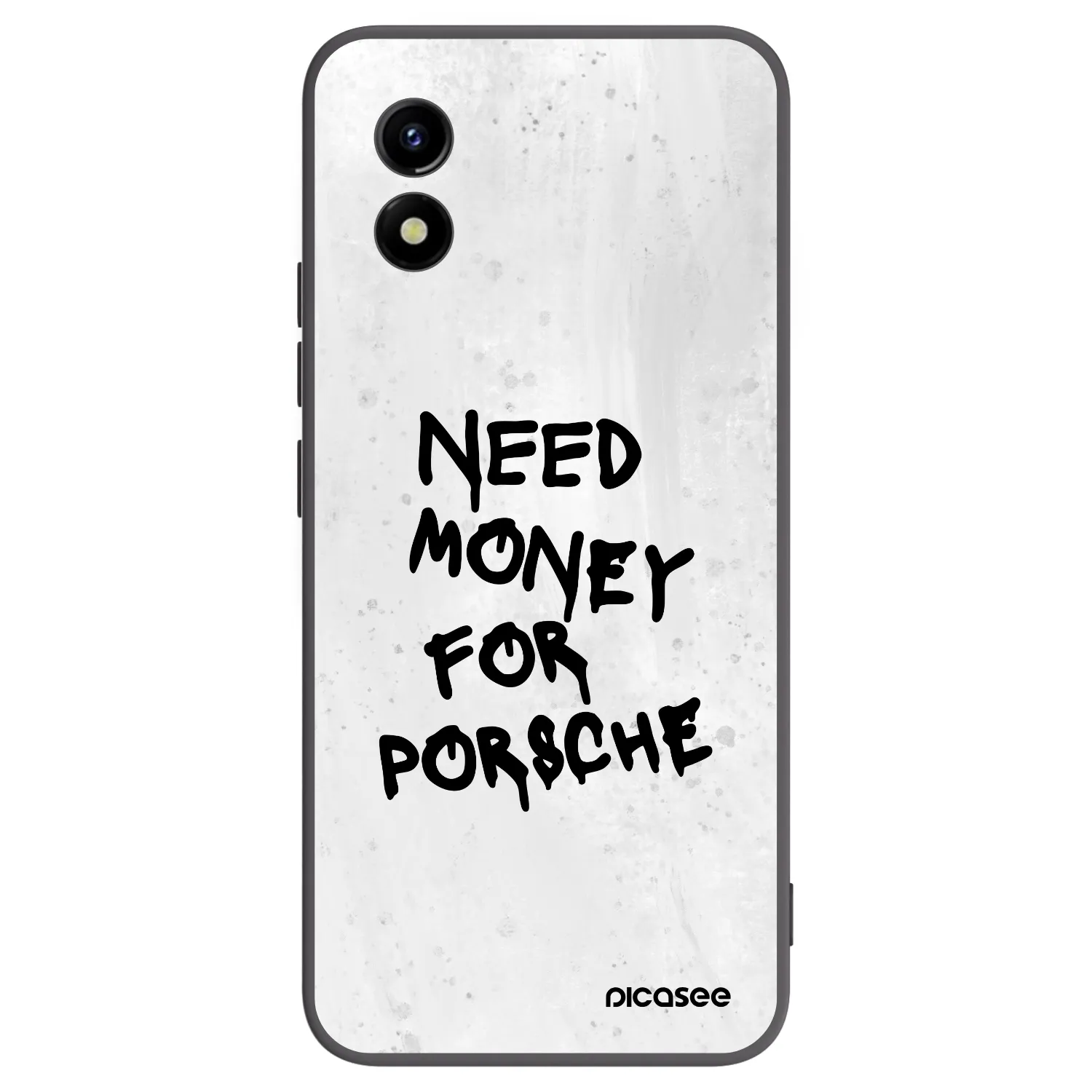 Picasee husă neagră din silicon pentru Vivo Y01 - White Dollar