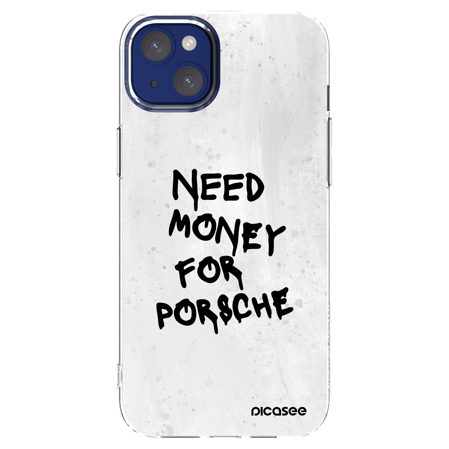 Picasee husă transparentă din silicon pentru Apple iPhone 14 Plus - White Dollar