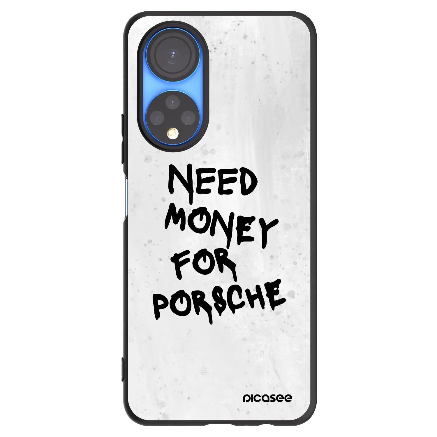 Picasee husă neagră din silicon pentru Honor X7 - White Dollar