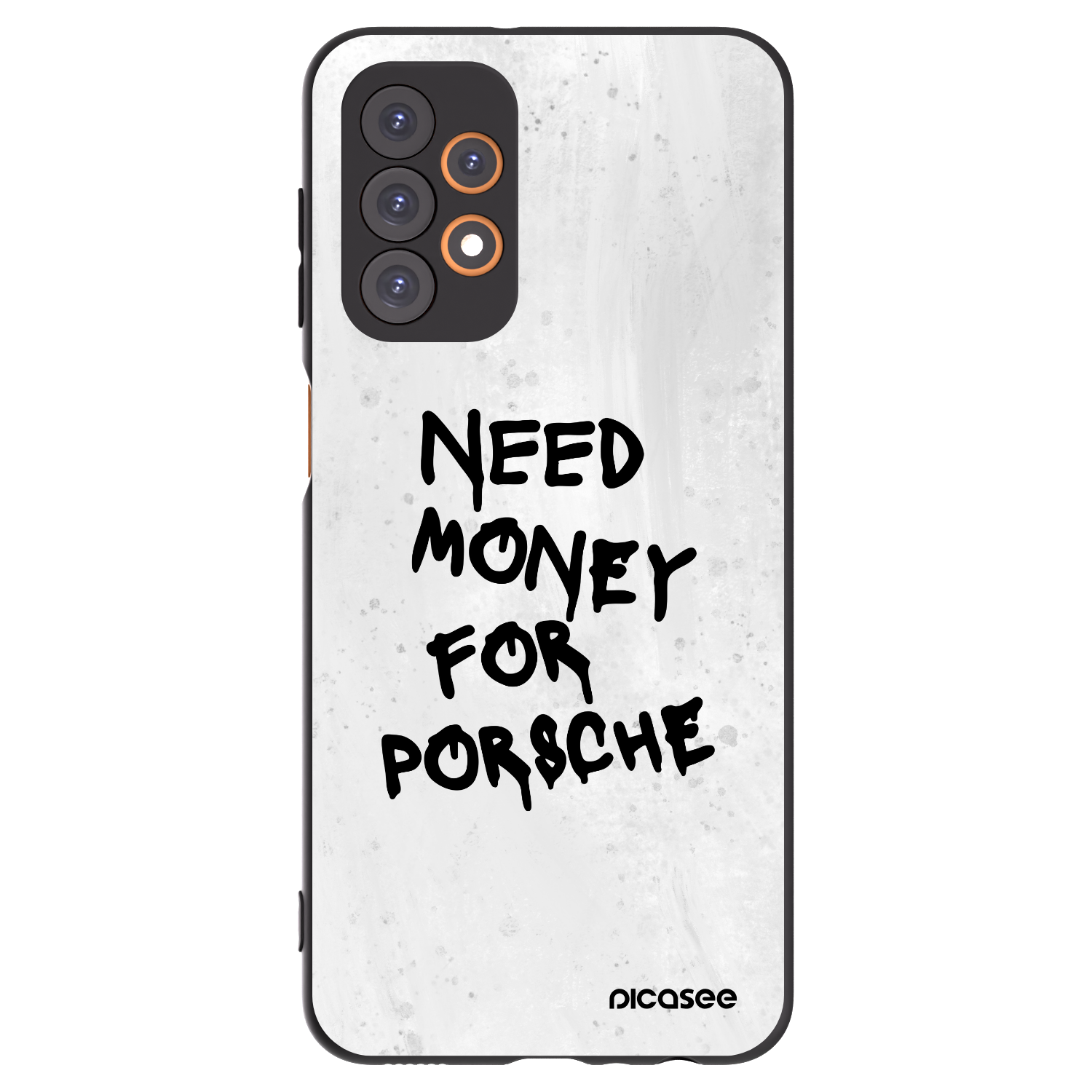 Picasee husă neagră din silicon pentru Samsung Galaxy A23 A236B 5G - White Dollar