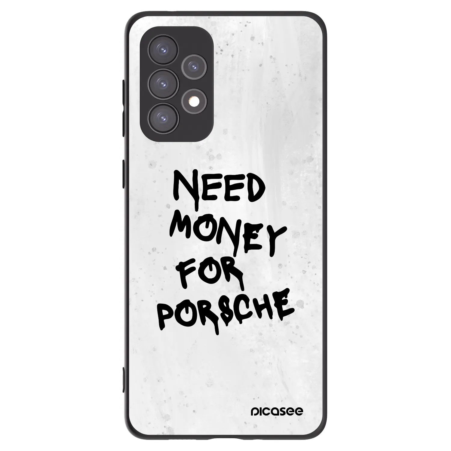 Picasee husă neagră din silicon pentru Samsung Galaxy A73 5G - White Dollar