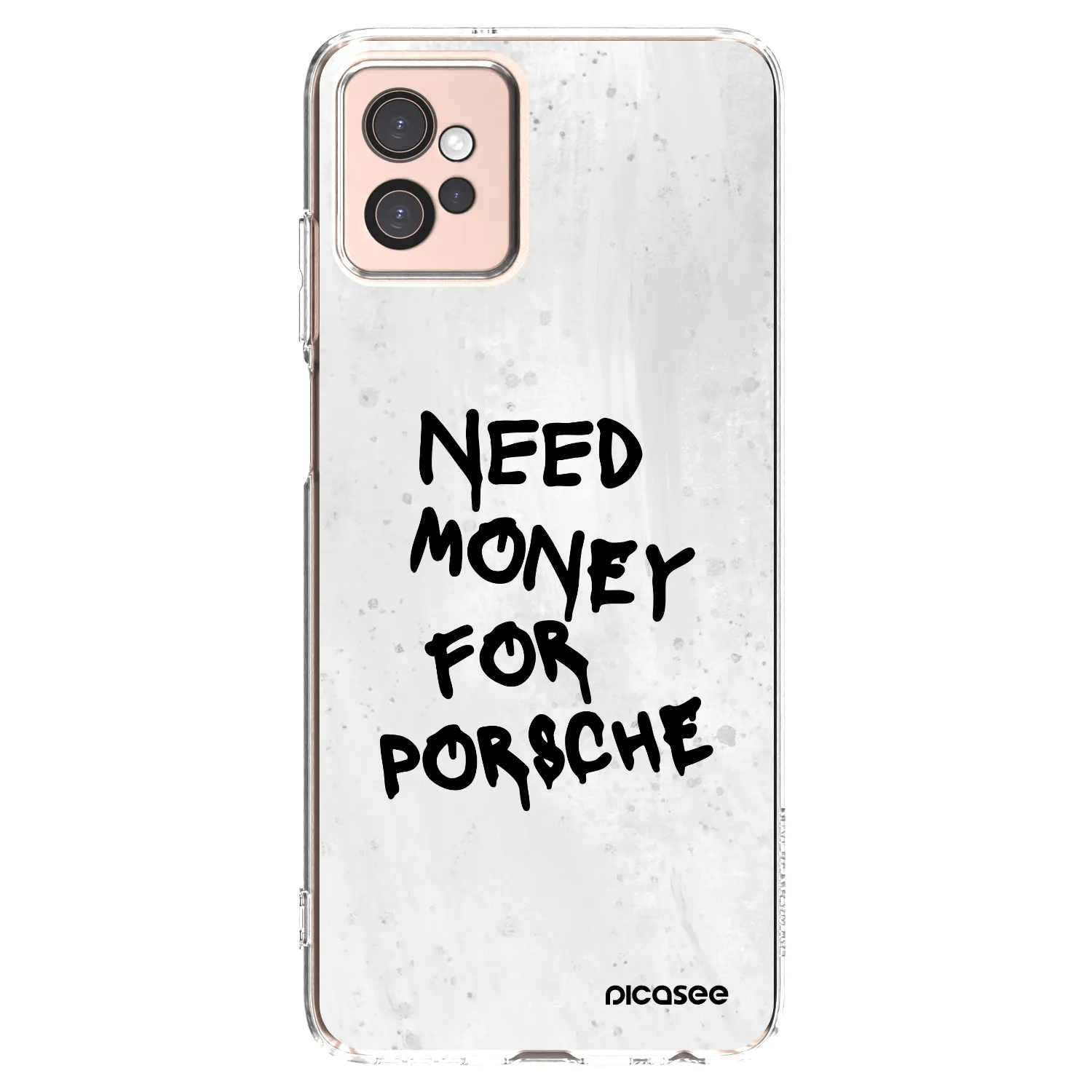 Picasee husă transparentă din silicon pentru Motorola Moto G32 - White Dollar