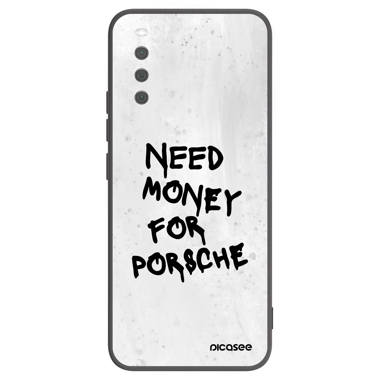Picasee husă neagră din silicon pentru Sony Xperia 10 III - White Dollar