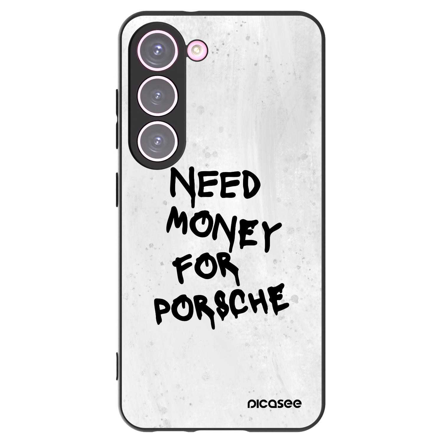 Picasee husă neagră din silicon pentru Samsung Galaxy S23 5G - White Dollar