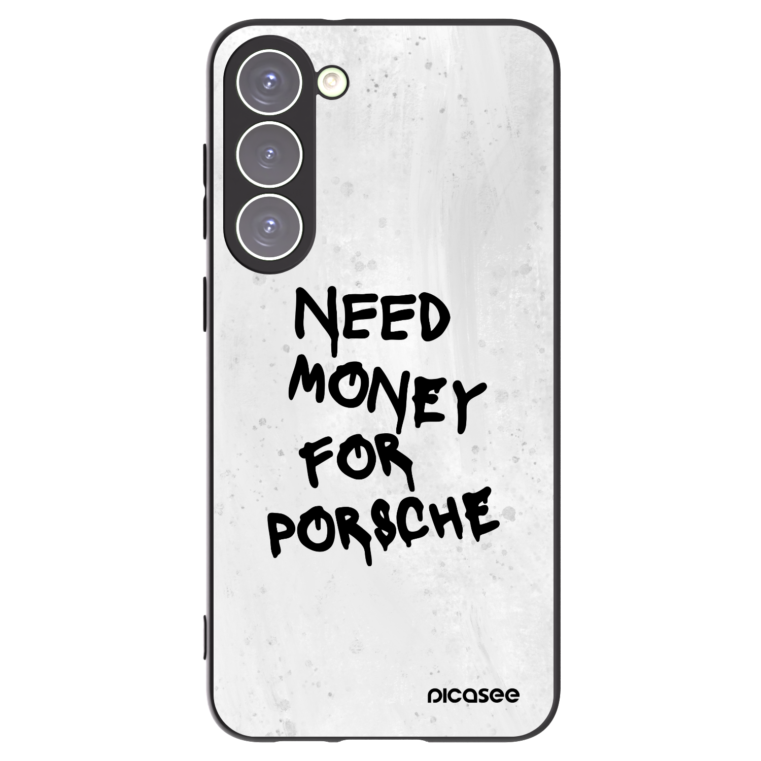 Picasee husă neagră din silicon pentru Samsung Galaxy S23+ 5G - White Dollar