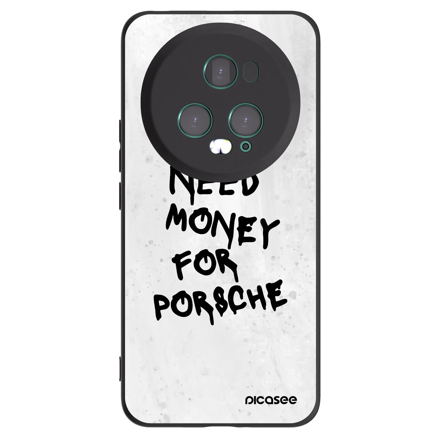 Picasee husă neagră din silicon pentru Honor Magic5 Pro - White Dollar