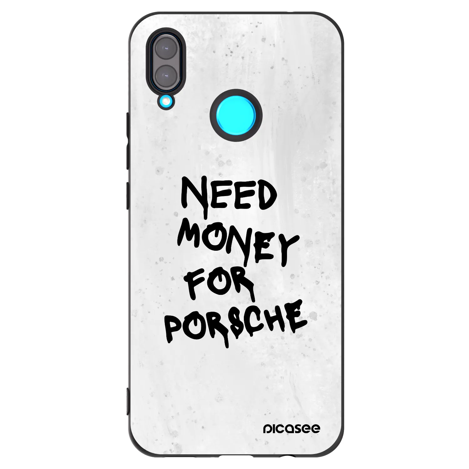 Picasee husă neagră din silicon pentru Huawei Nova 3i - White Dollar