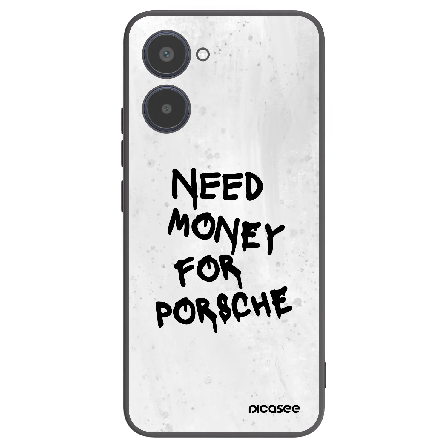 Picasee husă neagră din silicon pentru Realme 10 4G - White Dollar