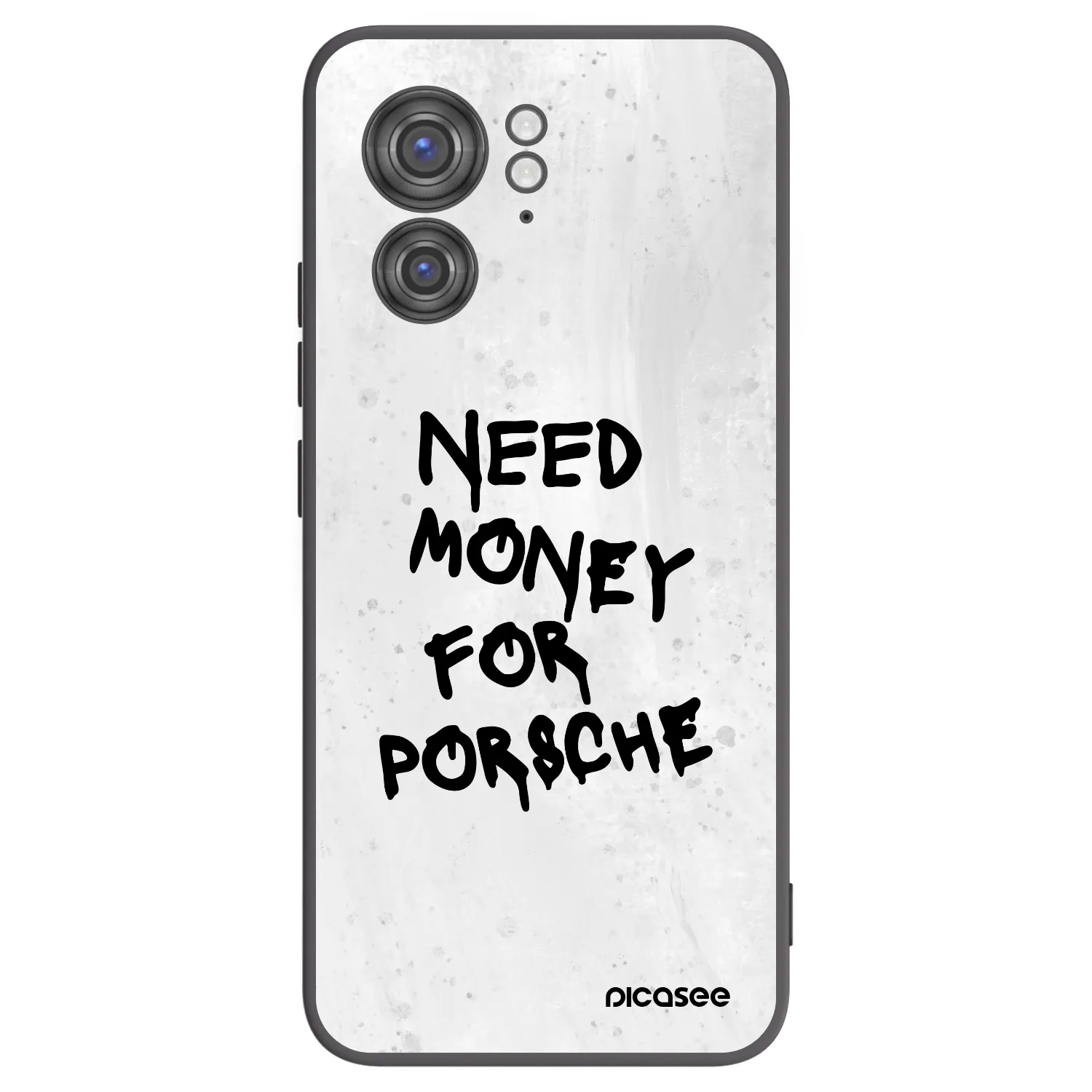 Picasee husă neagră din silicon pentru Motorola Edge 40 - White Dollar
