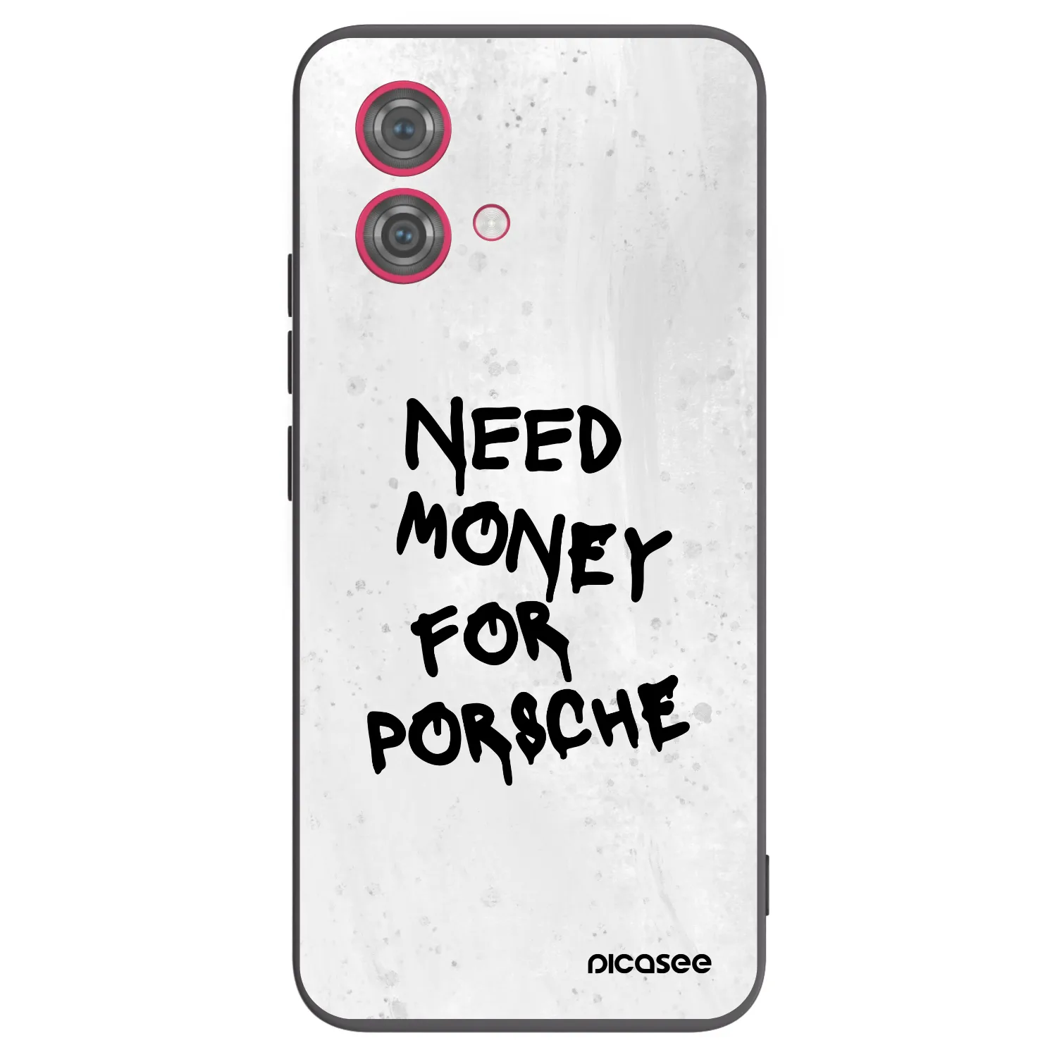 Picasee husă neagră din silicon pentru Motorola Moto G84 5G - White Dollar